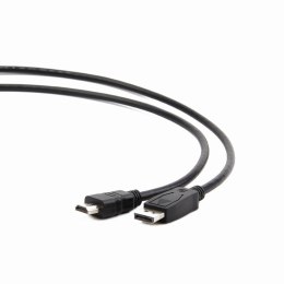 Kabel przewód z DisplayPort do HDMI Gembird 1 m czarny