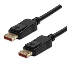 Video Kabel DisplayPort M - DisplayPort M, DP v 1.4, 2m, pozłacane złącza, czarny, Logo blistr, 8K@60Hz, 32,4Gb/s