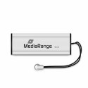 MediaRange USB pendrive USB USB 3.0 (3.2 Gen 1), 16GB, srebrny, MR915, USB A, wysuwany