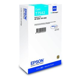 Epson oryginalny ink / tusz C13T754240, T7542, XXL, cyan, 69ml, Epson WorkForce Pro WF-8090DW, WF-8590DWF