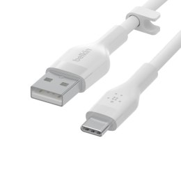Belkin USB-A - USB-C silicone 3M White
