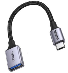 Adapter OTG USB 3.0 do USB-C UGREEN US378 (szary)
