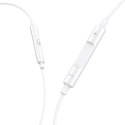 Słuchawki douszne przewodowe Vipfan M14, na USB-C, 1.1m (białe) - otwarte