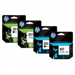 HP oryginalny ink / tusz CH563EE, HP 301XL, black, 430s, HP HP Deskjet 1000, 1050, 2050, 3000, 3050