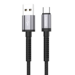 Kabel USB do USB-C Foneng X83, 2.1A, 1m (czarny)