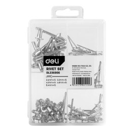 Zestaw nitów Deli Tools EDL236906 (75 sztuk)