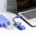 Orico Hub USB-A 2x USB 3.1 + USB-C niebieski