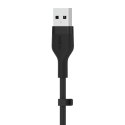 Belkin USB-A - USB-C silicone 3M Black