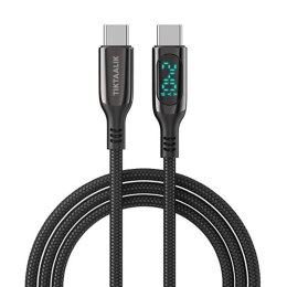 Kabel USB-C do USB-C TIKTAALIK PD 240W, 1,5m (czarny)