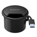 Orico Hub USB 3.1 biurkowy z kartą dźwiękową 5Gbps