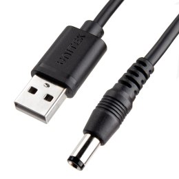 Unitek kabel zasilający USB - wtyk DC 5.5/2.5mm 9V