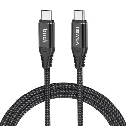 Kabel USB-C do USB-C, Budi 100W 1.5m