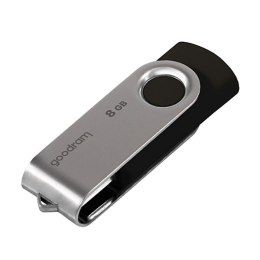 Goodram USB pendrive  USB 2.0, 8GB, UTS2, czarny, UTS2-0080K0R11, USB A, z obrotową osłoną