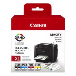 Canon oryginalny ink / tusz PGI-2500XL Bk/C/M/Y multipack, black/color, 9254B004, Canon MAXIFY iB4050, MB5050, MB5350