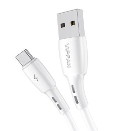 Kabel USB do USB-C Vipfan Racing X05, 3A, 1m (biały)