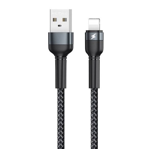 Kabel USB Lightning Remax Jany Alloy, 1m, 2.4A (czarny)