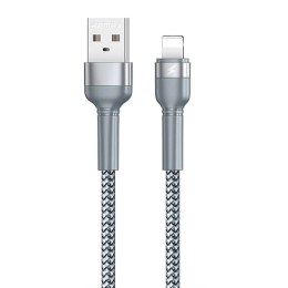 Kabel USB Lightning Remax Jany Alloy, 1m, 2.4A (srebrny)