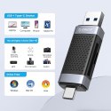 Orico Czytnik kart SD/microSD USB-A/USB-C 2.0