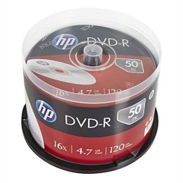 HP DVD-R, DME00025-3, 69316, 4.7GB, 16x, spindle, 50-pack, bez możliwości nadruku, 12cm, do archiwizacji danych