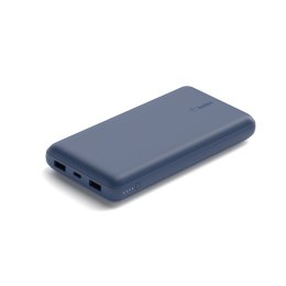 Belkin 20K Power Bank, USB-A C 15w, Blue