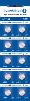 Bateria mini everActive AG13 G13 LR1154 LR44 10x alkaliczna