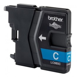 Brother oryginalny ink / tusz LC-985C, cyan, 260s, Brother DCP-J315W