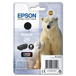Epson oryginalny ink / tusz C13T26014012, T260140, black, 6,2ml, Epson Expression Premium XP-800, XP-700, XP-600