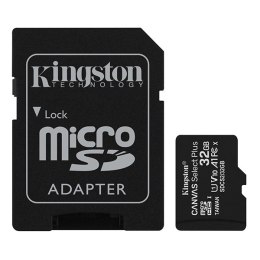 Kingston karta Canvas Select Plus, 32GB, micro SDHC, SDCS2/32GB, UHS-I U1 (Class 10), z adapterm, A1