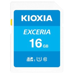 Kioxia Karta pamięci Exceria (N203), 16GB, SDHC, LNEX1L016GG4, UHS-I U1 (Class 10)