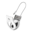 Belkin Secure AirTag Holder Wire Cable - White