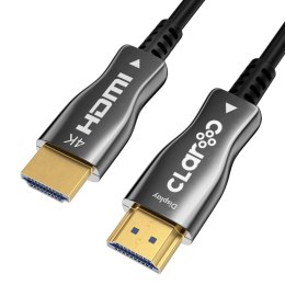 Claroc Kabel optyczny HDMI 2.0 AOC 4K@60Hz 30 m