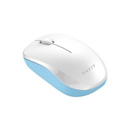 Bezprzewodowa mysz uniwersalna Havit MS66GT-WB (biało-niebieska)