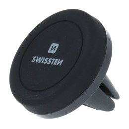 Uchwyt magnetyczny do telefonu lub GPS Swissten do samochodu, S-Grip AV-M4, czarny, metal, do kratki wentylacyjnej, 3.5