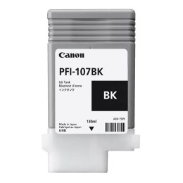 Canon oryginalny ink / tusz PFI107BK, black, 130ml, 6705B001, Canon iPF-680, 685, 780, 785