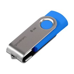 Goodram USB pendrive  USB 2.0, 8GB, UTS2, niebieski, UTS2-0080B0R11, USB A, z obrotową osłoną