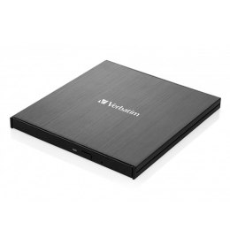 Verbatim 43886, externí CD/DVD mechanika a vypalovačka Slimline, szybkość CD(24x) DVD (8x),USB 3.2 GEN1 i USB-C