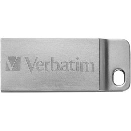 Verbatim USB pendrive  USB 2.0, 16GB, Metal Executive, Store N Go, srebrny, 98748, USB A, z oczkiem na brelok