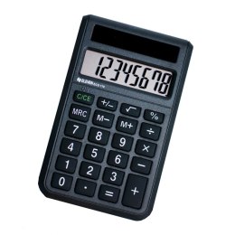 Eleven Kalkulator ECC110, czarna, biurkowy, 8 miejsc, zasilane energią słoneczną