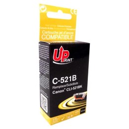 UPrint kompatybilny ink / tusz z CLI521BK, black, 10ml, C-521B, z chipem, dla Canon iP3600, iP4600, MP620, MP630, MP980