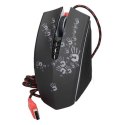A4Tech Mysz BLOODY A60A, 6200DPI, optyczna, 8kl., przewodowa USB, color, do gry, podświetlenie RGB
