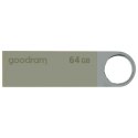 Goodram USB pendrive USB 2.0, 64GB, UUN2, UUN2, silver, UUN2-0640S0R11
