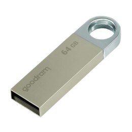 Goodram USB pendrive USB 2.0, 64GB, UUN2, UUN2, silver, UUN2-0640S0R11