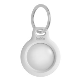 Belkin Secure AirTag Holder with Keyring - White