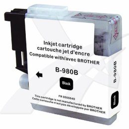UPrint kompatybilny ink / tusz z LC-980BK, black, 15ml, B-980B, dla Brother DCP-145C, 165C