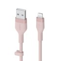 Belkin USB-A - Lightning silicone 2M Pink