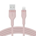 Belkin USB-A - Lightning silicone 2M Pink