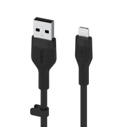 Belkin USB-A - Lightning silicone 3M Black