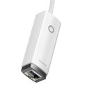 Adapter sieciowy Baseus Lite Series USB-C do RJ45 (biały)