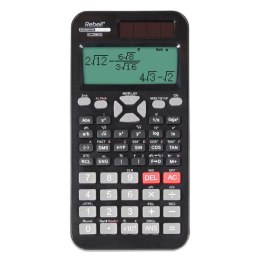 Rebell Kalkulator RE-SC2060S, czarna, naukowy, punktowy wyświetlacz, plastikowa pokrywa