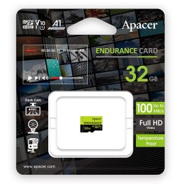Apacer Karta pamięci Endurance, 32GB, micro SDHC, AP32GEDM0D05-R, UHS-I U3 (Class 10), V30, A1
